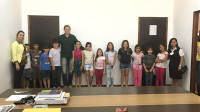 Prefeito de Itararé (SP) recebe alunos da EM do Campo Profª Alice Fonseca Braga Prefeito de Itararé (SP) recebe alunos da EM do Campo Profª Alice Fonseca Braga