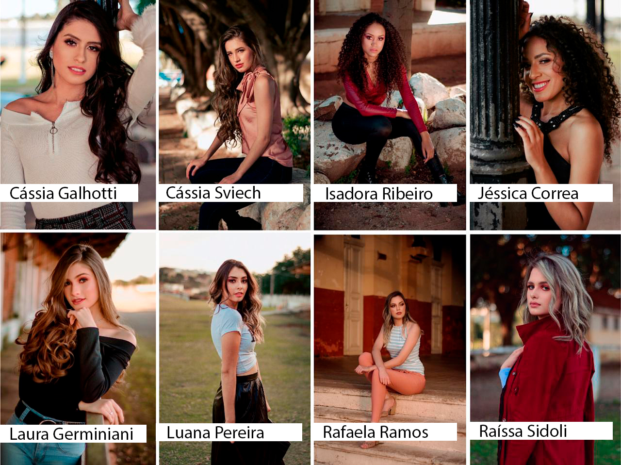 Neste sábado (17), a Miss Itararé 2018, Ana Flávia Tuchinski Schroder, passará a faixa a uma das oito candidatas Neste sábado (17), a Miss Itararé 2018, Ana Flávia Tuchinski Schroder, passará a faixa a uma das oito candidatas