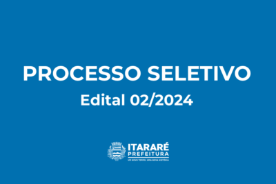Prefeitura de Itararé (SP) divulga edital de deferimento das inscrições do Processo Seletivo nº 02/2024 Prefeitura de Itararé (SP) divulga edital de deferimento das inscrições do Processo Seletivo nº 02/2024